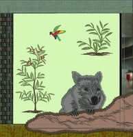 Wombat 1 - Aussie Fauna Block