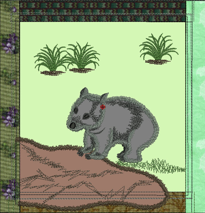 Wombat 2 - Aussie Fauna Block