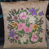 Floral Applique Cushion