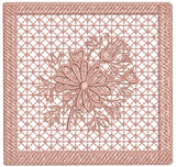 FLD09-Floral Lace Squares